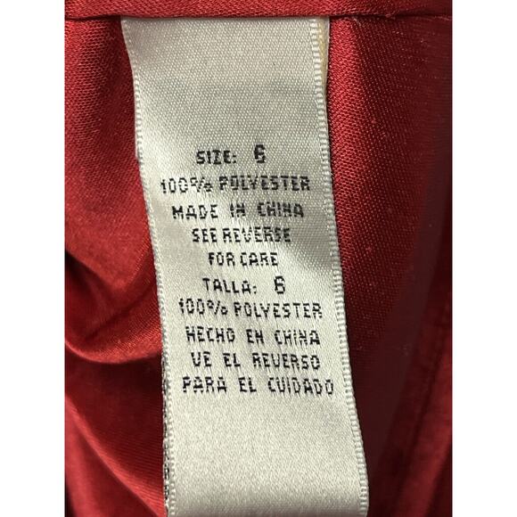 Kaely‎ n-Max dress Womens Size 6 Sleeveless Geometric Beaded Red Circle - Picture 5 of 8